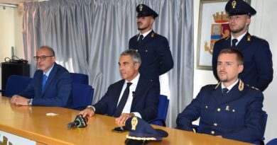 Frosinone, il saluto del questore Domenico Condello