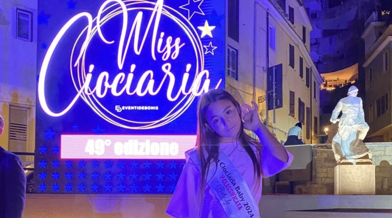 Emma Caramadre Incorona Pontecorvo con il Titolo di Miss Ciociaria Baby 2024: Il Sindaco Rotondo Esprime l’Orgoglio della Città